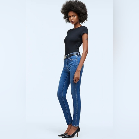 madewell 10" high-rise roadtripper authentic  skinny jeans - Picture 3 of 7